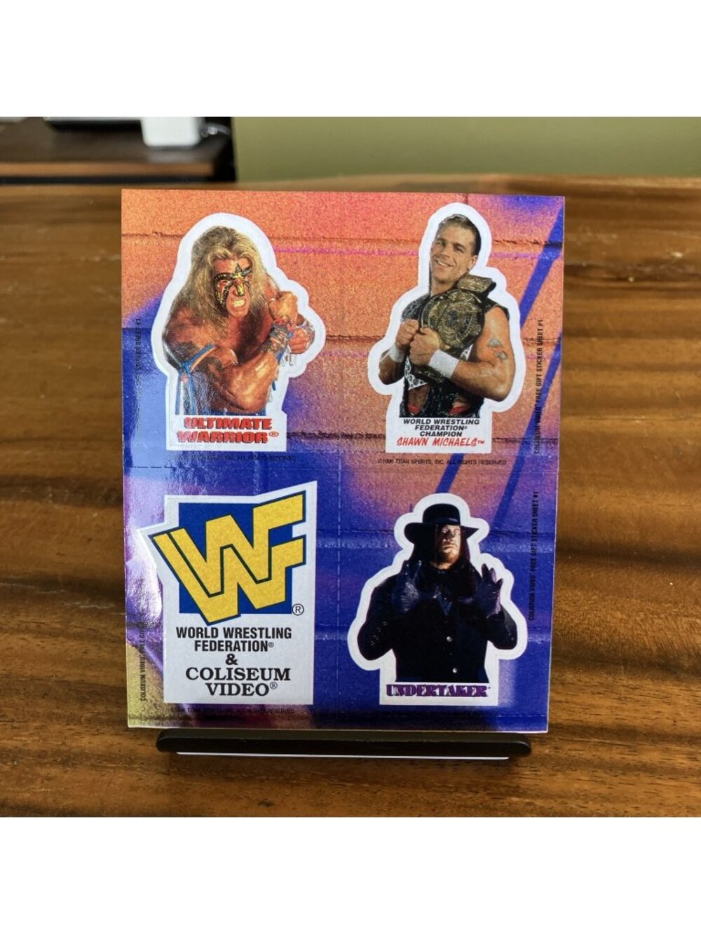 Vintage WWF Promo Collectable Coliseum Video Undertaker / Warrior